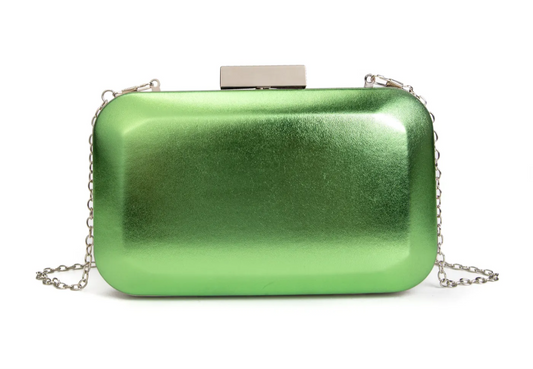 Clutch verde brillante