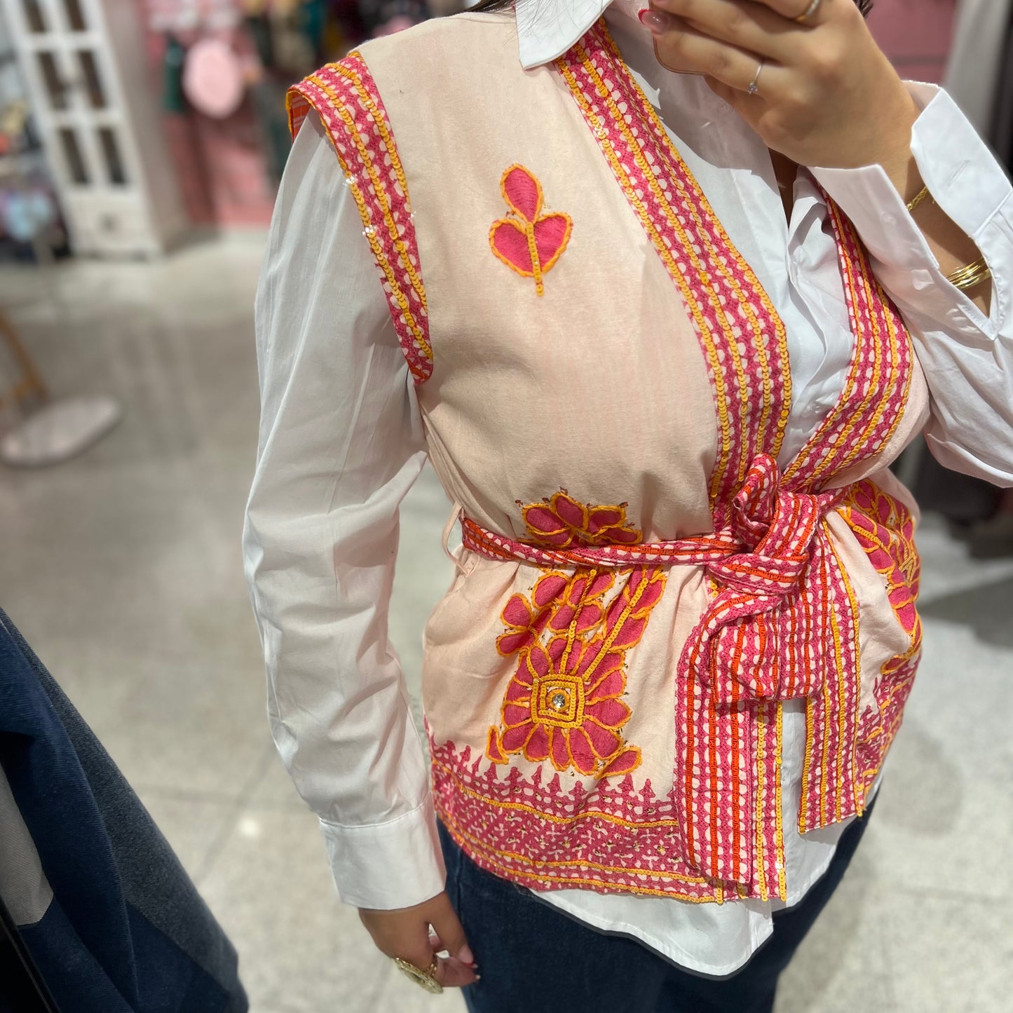 Chaleco bordado Badajoz.