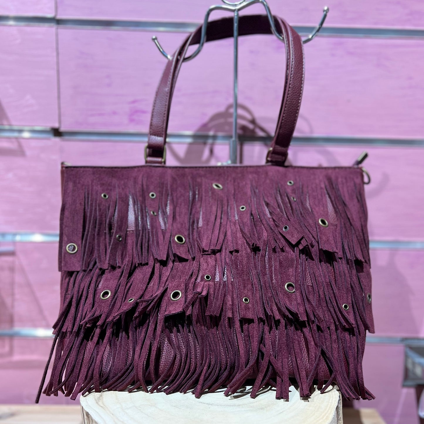 Bolso burdeos El Cairo.