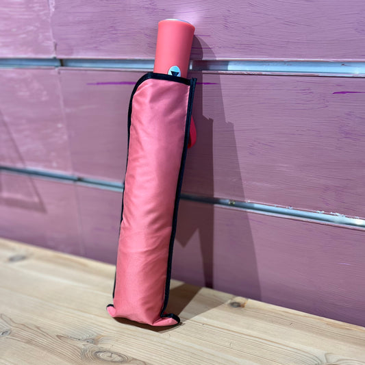 Paraguas bolso salmón.