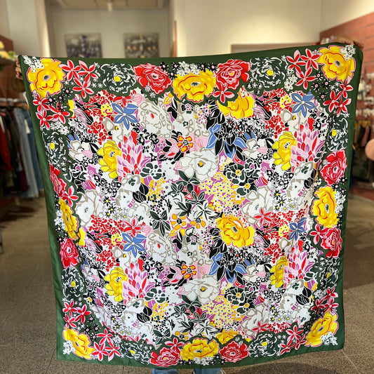 Pañuelo Jardín Esmeralda.