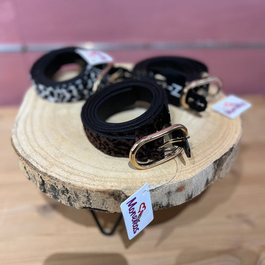 Cinturon animal  print.