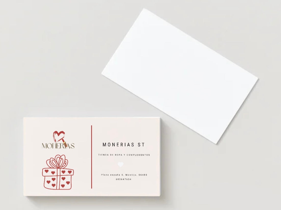 Tarjeta regalo Monerias