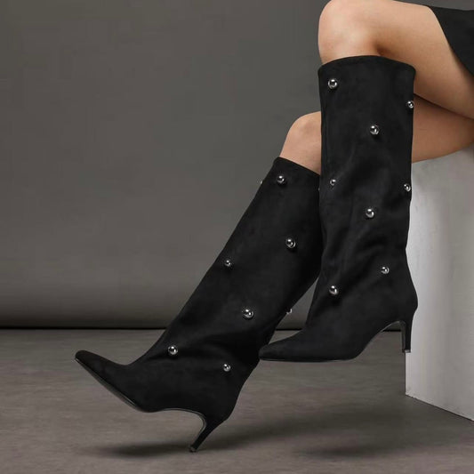 Botas negras Mikonos.